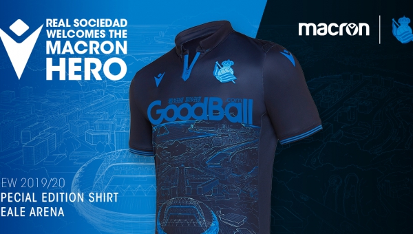 Macron, una maglia special edition per celebrare lo stadio della Real Sociedad